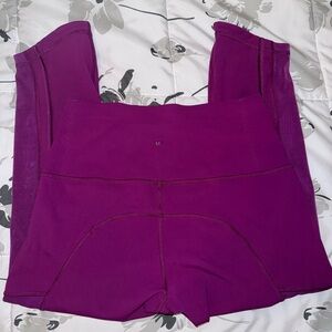 LULU LEMON Size 8 Cropped High-Rise Leggings